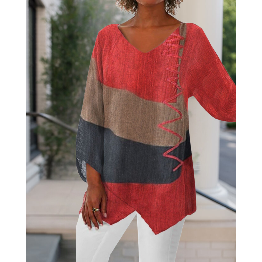 Zoe | Artistic Style | V-Neck Tunic