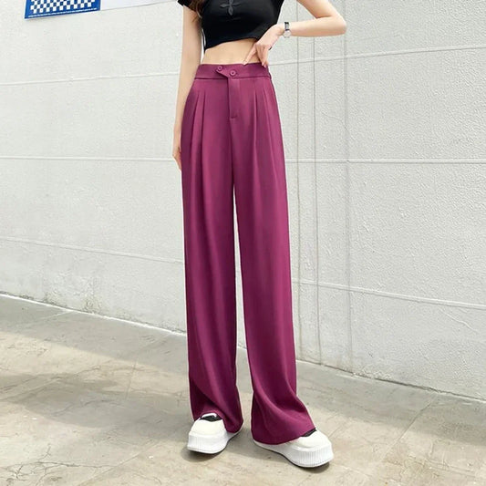 High-Waisted Wide-Leg Pants | Effortless Elegance | Premium Fabric