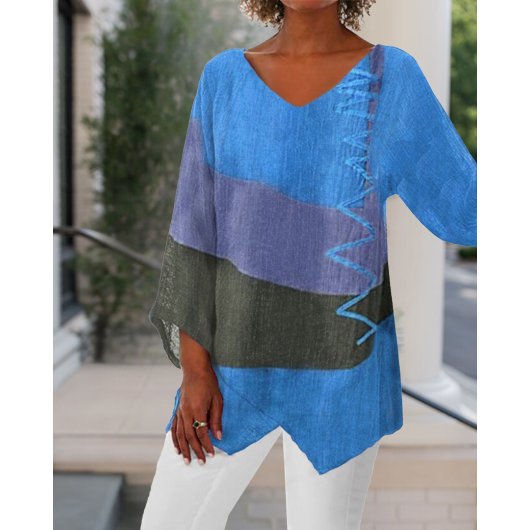 Color Block Knit Sweater | Bold & Cozy | Effortless Casual Style