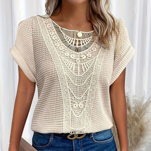 Amelie | Boho Chic | Crochet Detail Top