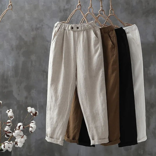 Classic Linen Pants | Everyday Comfort | Premium Linen Blend