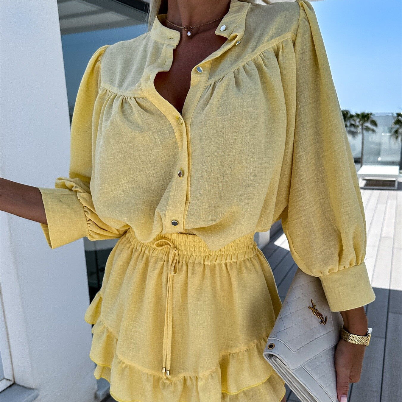 Ruffled Two-Piece Set | Playful & Chic | Effortless Summer Style