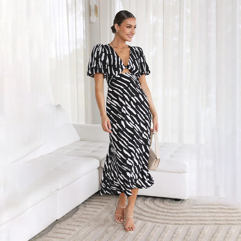 Elise | Ikat Midi Dress | Resort Wear | Rayon