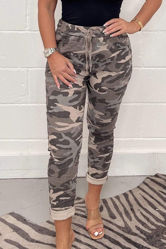 Camouflage Jogger Pants | Multicolor | Casual Wear | Cotton Blend