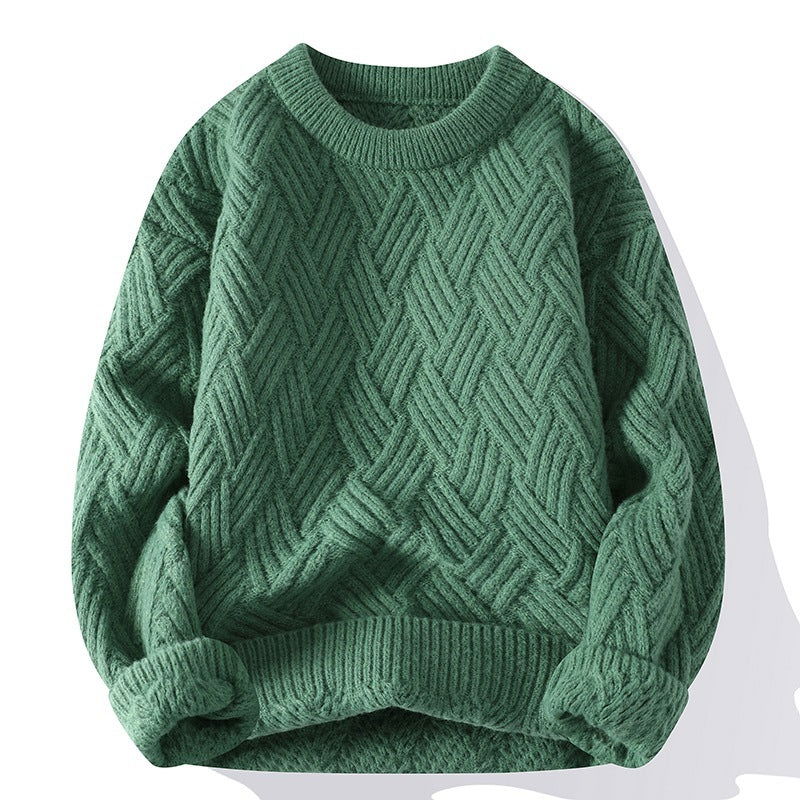 Cable-Knit Crewneck Sweater | Classic Design | Soft Cotton Blend