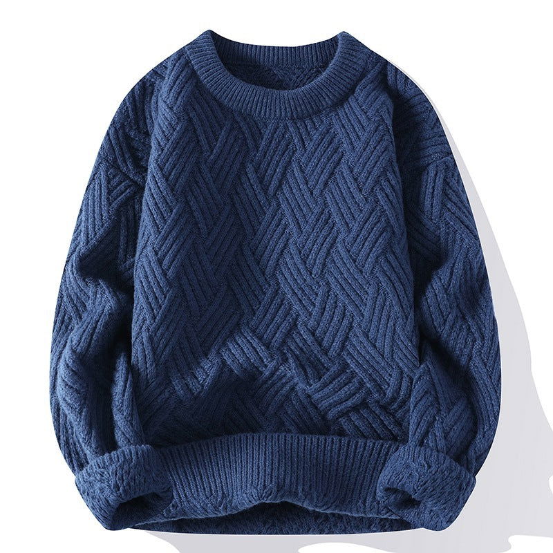 Cable-Knit Crewneck Sweater | Classic Design | Soft Cotton Blend