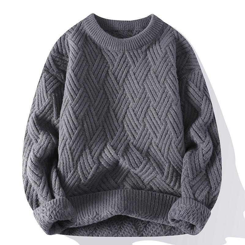 Cable-Knit Crewneck Sweater | Classic Design | Soft Cotton Blend