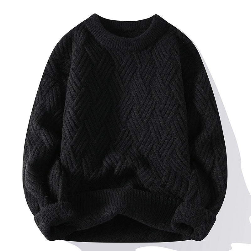 Cable-Knit Crewneck Sweater | Classic Design | Soft Cotton Blend