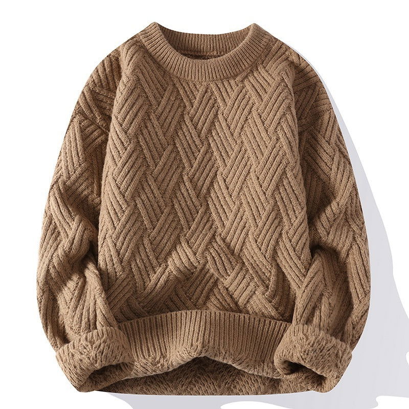 Cable-Knit Crewneck Sweater | Classic Design | Soft Cotton Blend