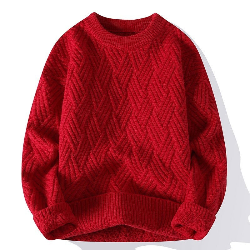 Cable-Knit Crewneck Sweater | Classic Design | Soft Cotton Blend