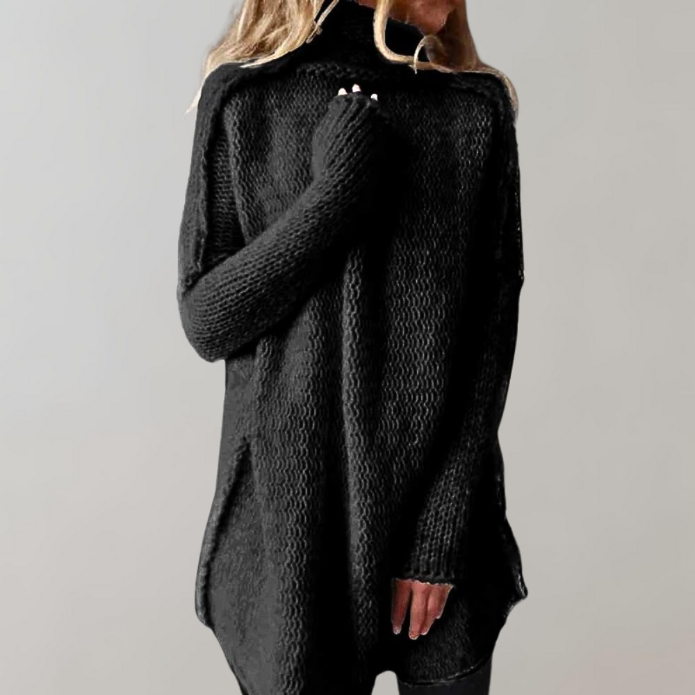 Cozy Knit Turtleneck Sweater | Textured Knit