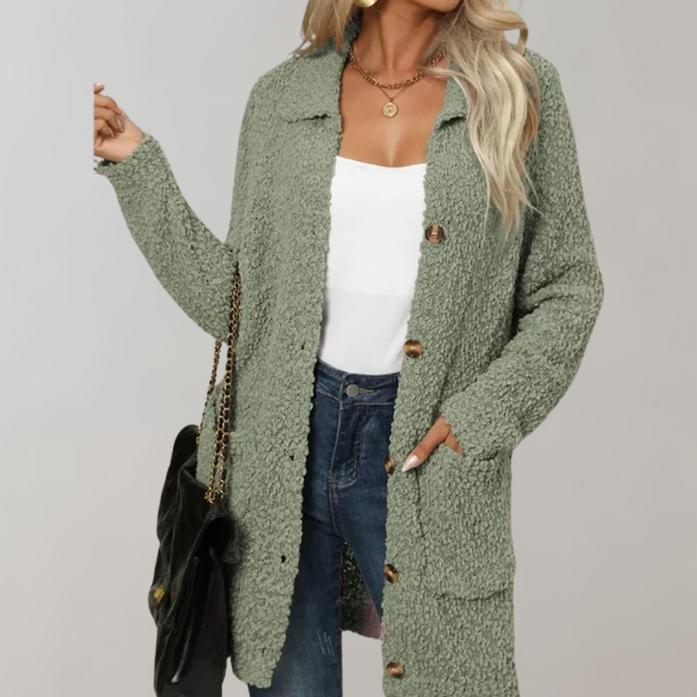 Cozy Sherpa Coat | Casual Winter Wear | Wool Blend