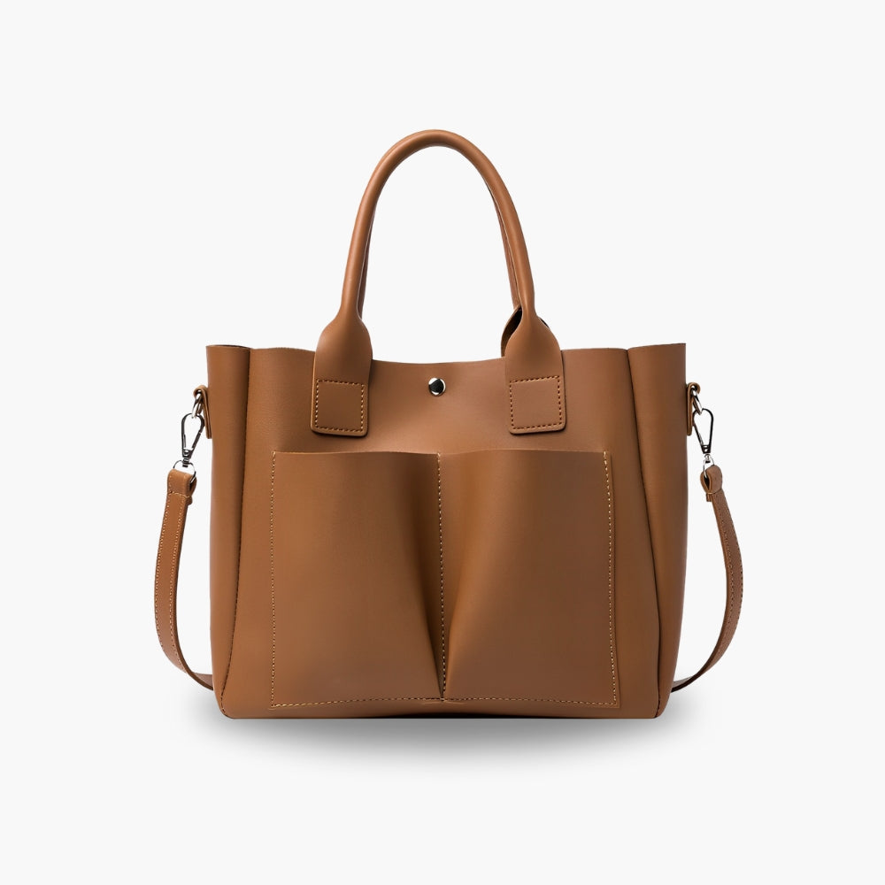 Versatile Work Tote | Faux Leather | Office Ready