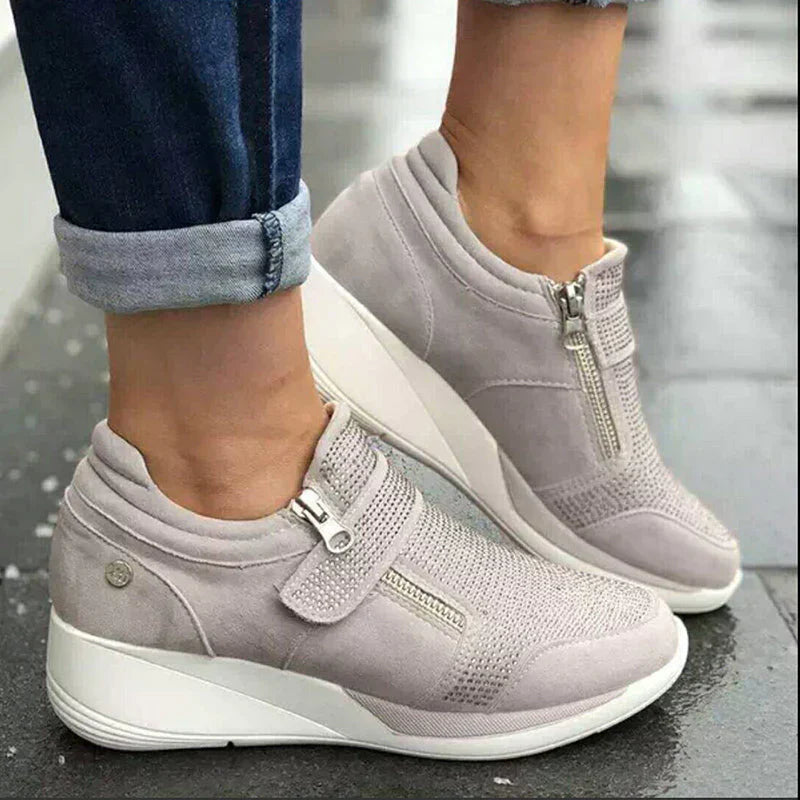 Orthopedic Wedge Sneakers | Comfort & Style | Easy On/Off