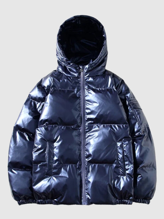 Reflective Shine Puffer Jacket | Multicolor | Winter Wear | Polyester