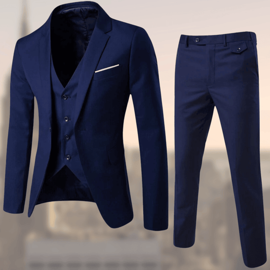 Men's Three-Piece Suit | Multicolor | Slim Fit | Formal Wear