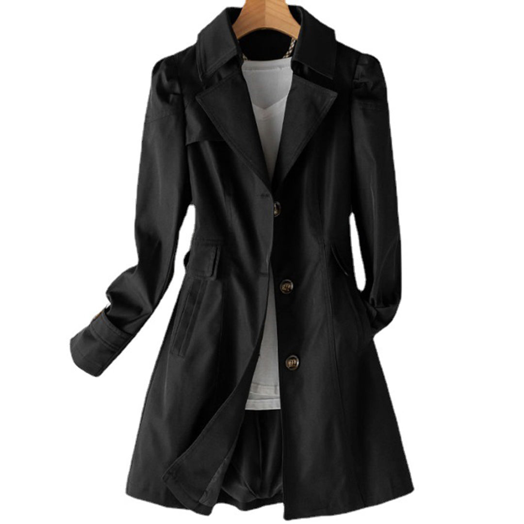 Classic Trench Coat | Polyester Blend | Tailored and Elegant