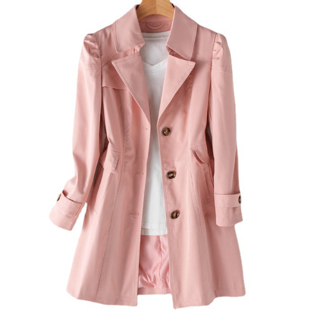 Classic Trench Coat | Polyester Blend | Tailored and Elegant