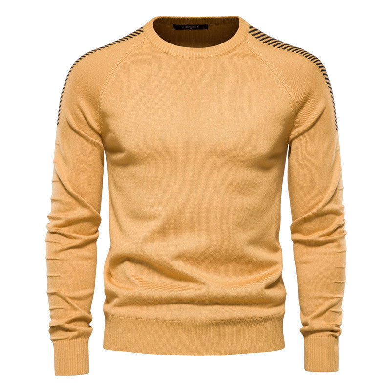 Crewneck Slim Fit Sweater | Lightweight Design | Modern Shoulder Detail