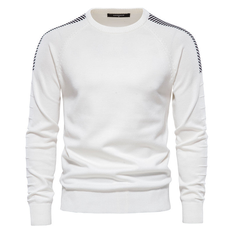 Crewneck Slim Fit Sweater | Lightweight Design | Modern Shoulder Detail