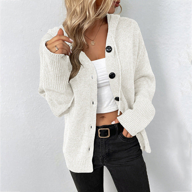 Elegant Knitted Cardigan | Timeless Comfort | Acrylic Blend