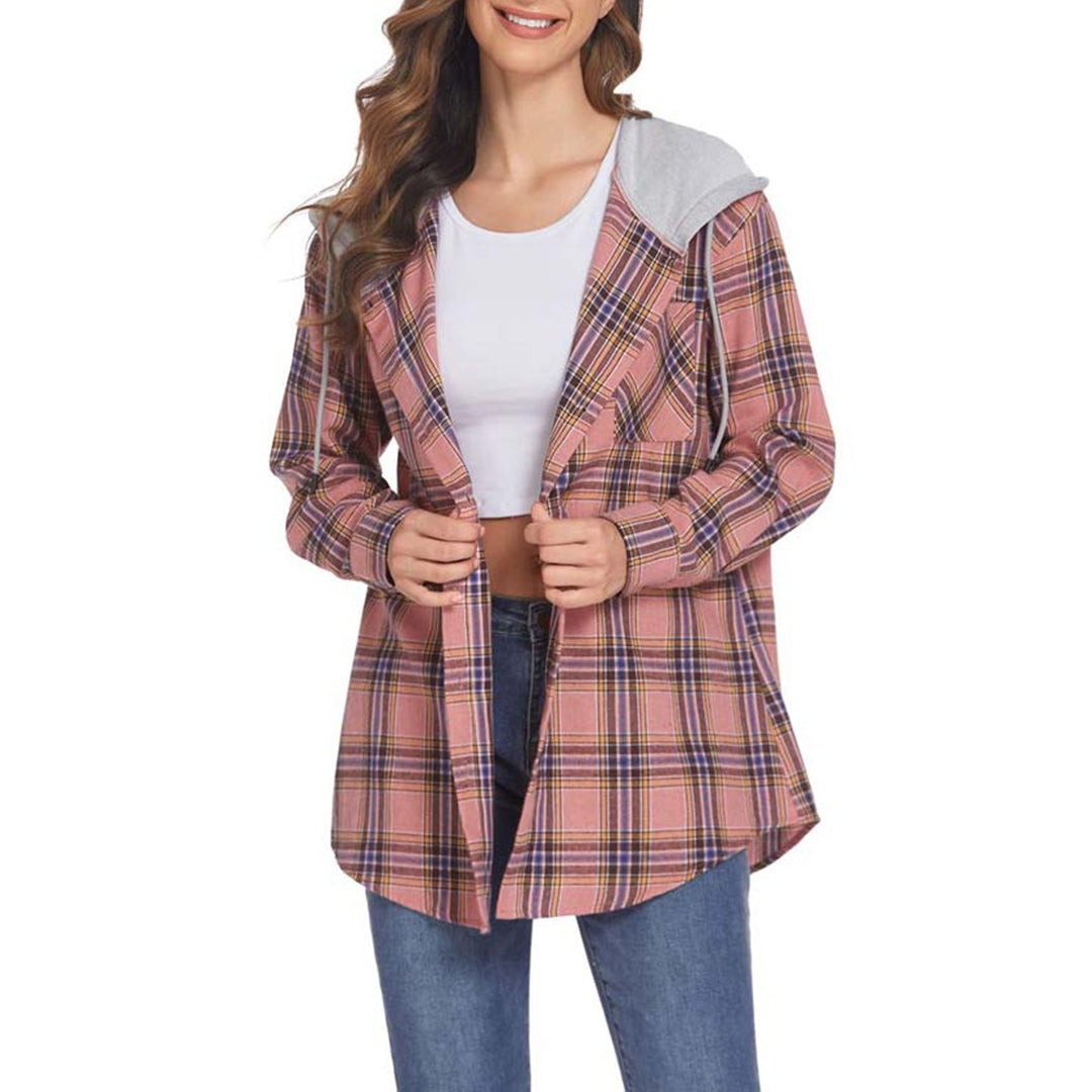 Plaid Hooded Shirt | Casual Comfort | Trendy Style