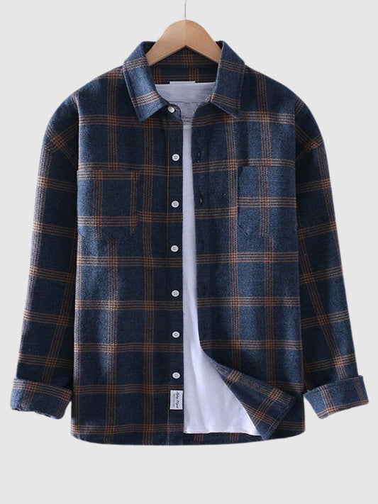 Classic Plaid Flannel Shirt | Multicolor | Casual Wear | Cotton Blend