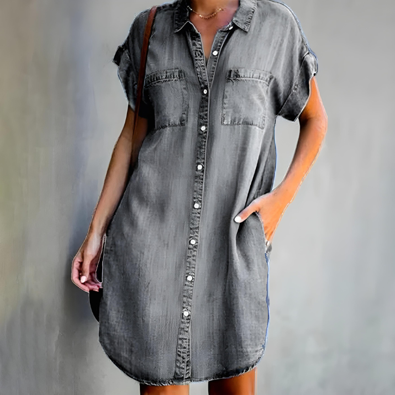 Emily | Denim Shirt Dress | Casual Wear