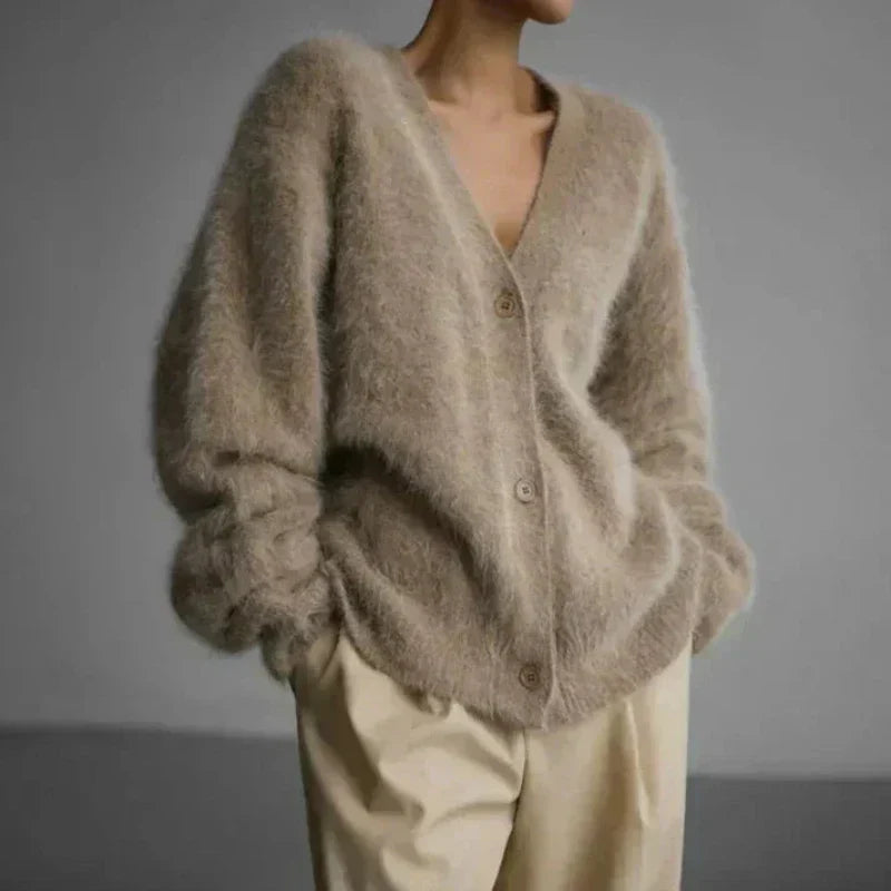Fuzzy Off-Shoulder Sweater | Soft & Cozy | Effortless Chic