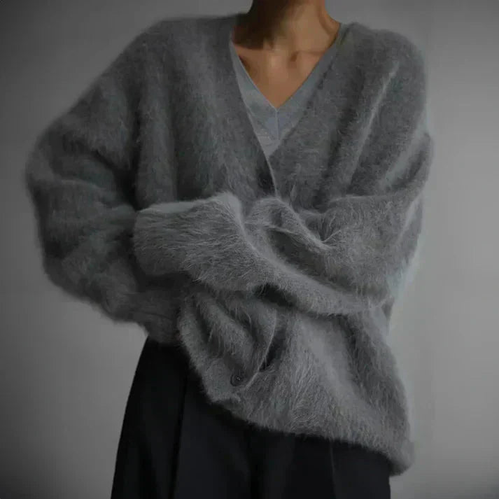 Fuzzy Off-Shoulder Sweater | Soft & Cozy | Effortless Chic