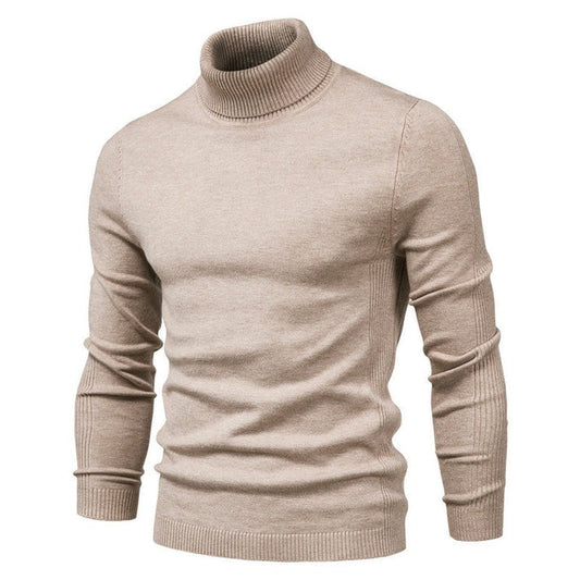 Men's Slim Fit Turtleneck Sweater | Multicolor | Wool Blend | Winter Essential