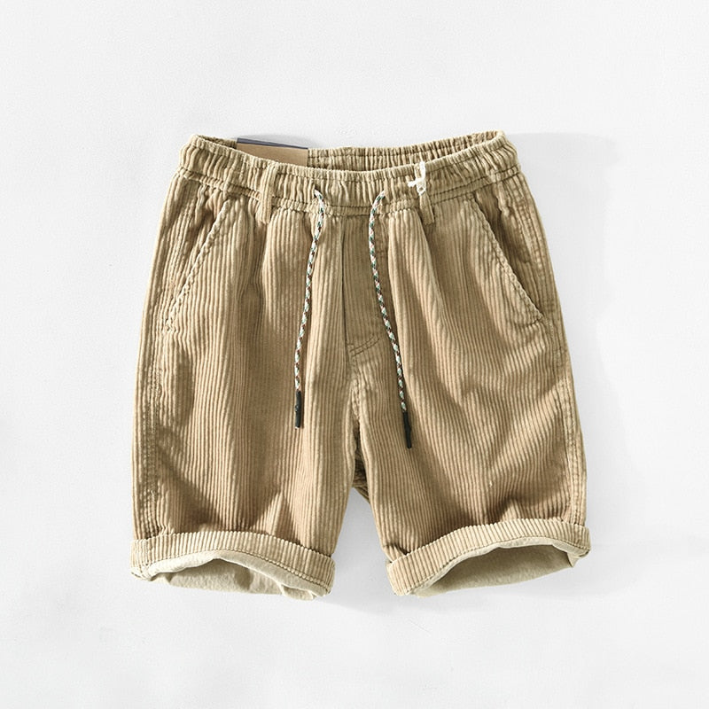 Corduroy Casual Shorts | Brown | Corduroy | Comfortable and Stylish