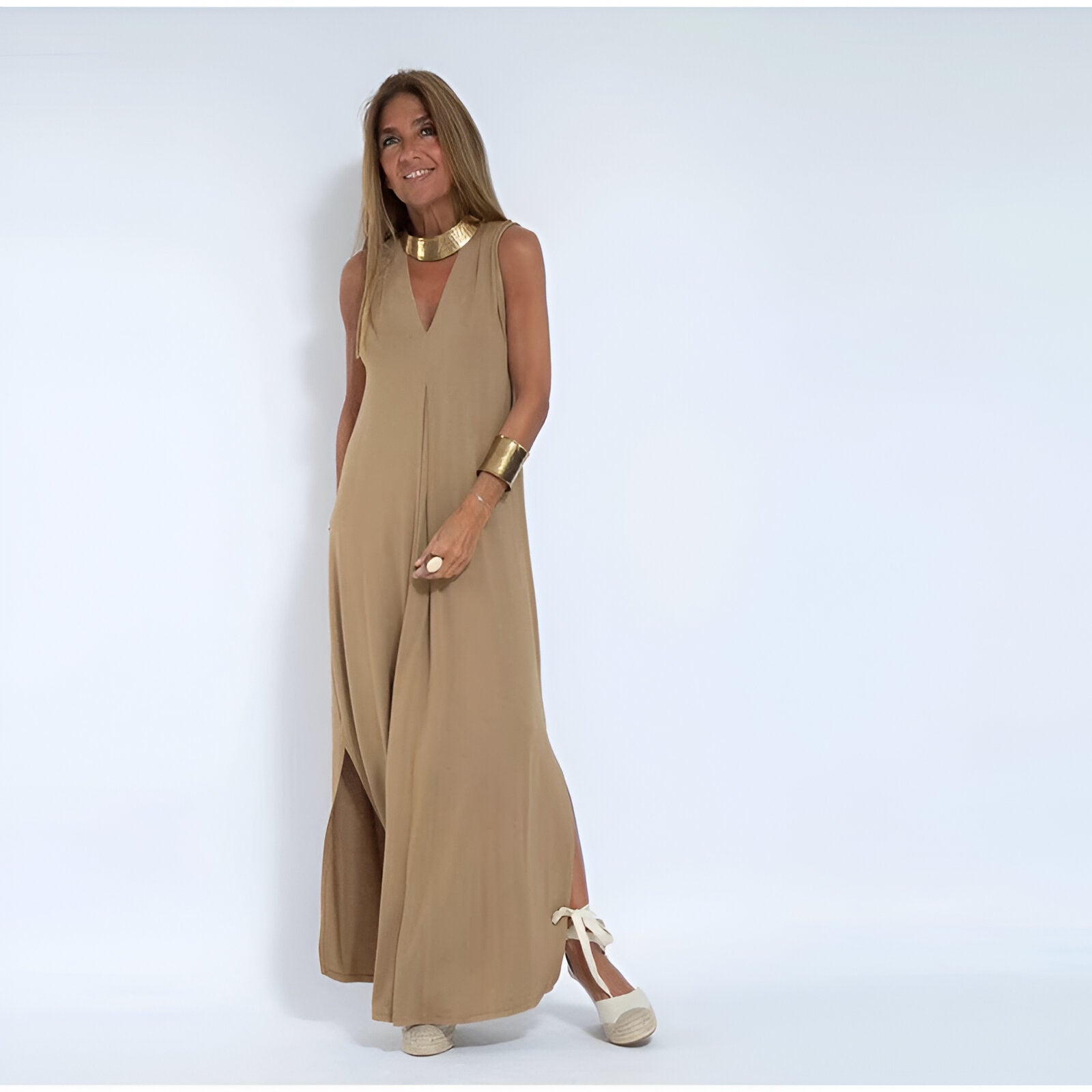 Sophia | Sleeveless Casual | Maxi Dress