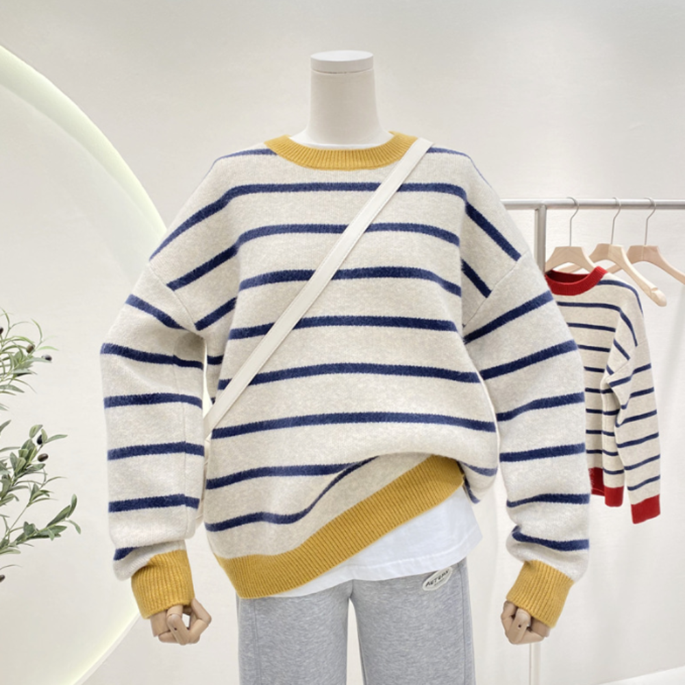 Striped Sweater | Relaxed Fit | Bold and Versatile