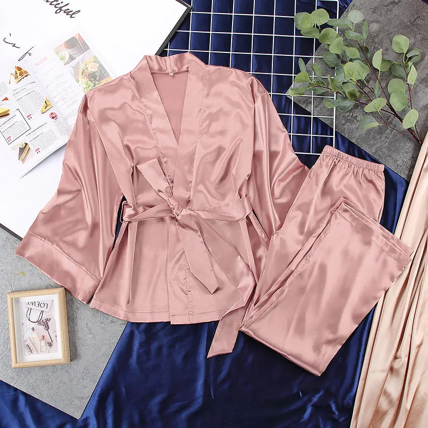 Satin Pajama Set | Luxurious Feel | Elegant Loungewear