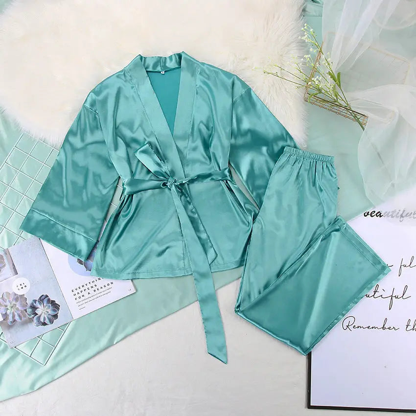 Satin Pajama Set | Luxurious Feel | Elegant Loungewear