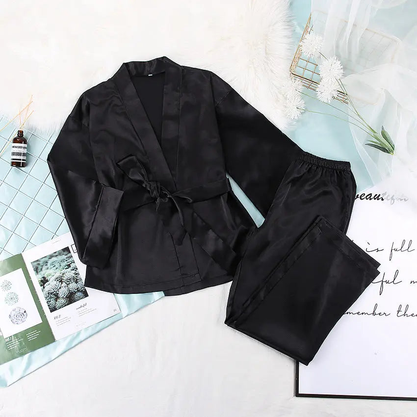 Satin Pajama Set | Luxurious Feel | Elegant Loungewear