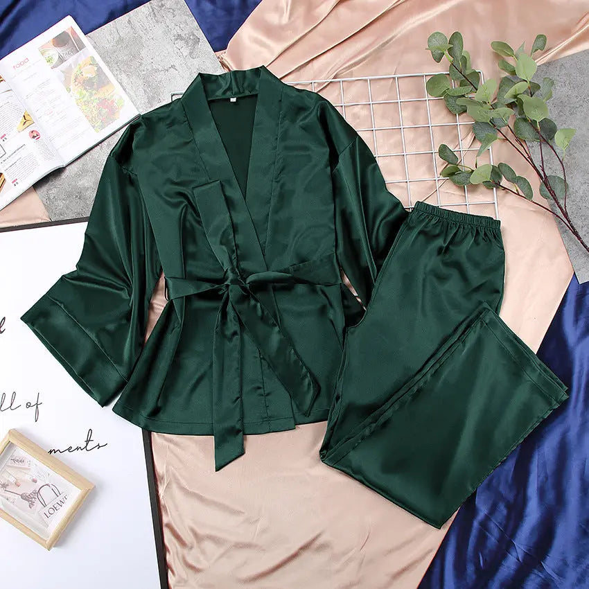 Satin Pajama Set | Luxurious Feel | Elegant Loungewear