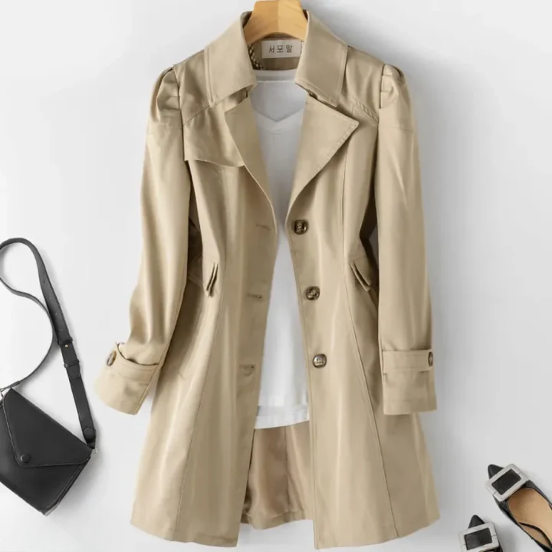 Classic Trench Coat | Multicolor | Timeless Fashion | Buttoned Front