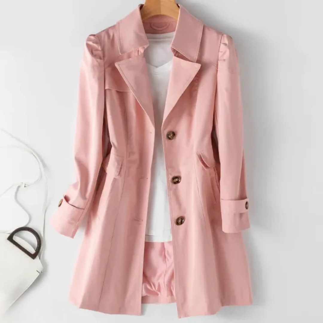 Classic Trench Coat | Multicolor | Timeless Fashion | Buttoned Front