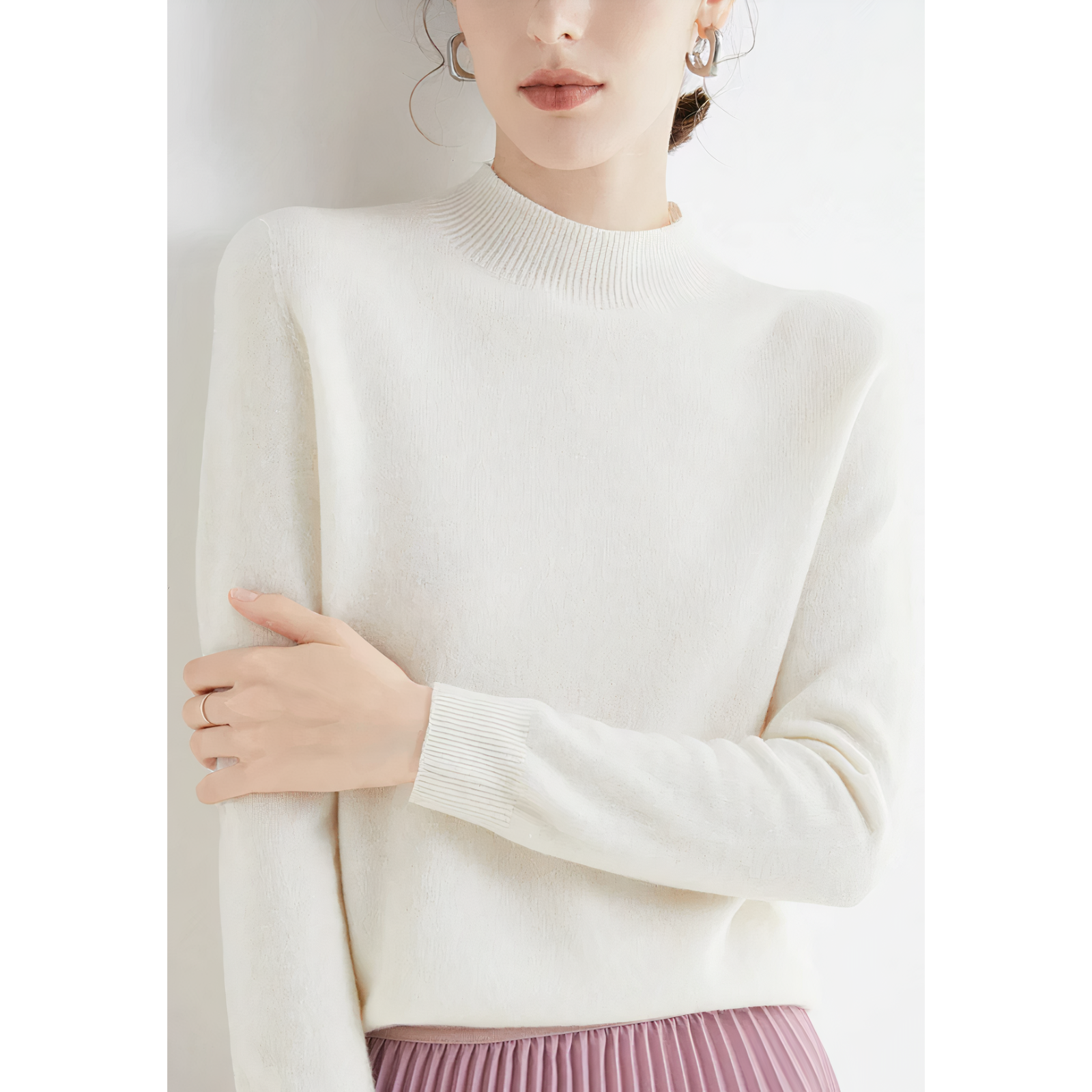 Elegant Crewneck Sweater | Soft Fabric | Timeless Design