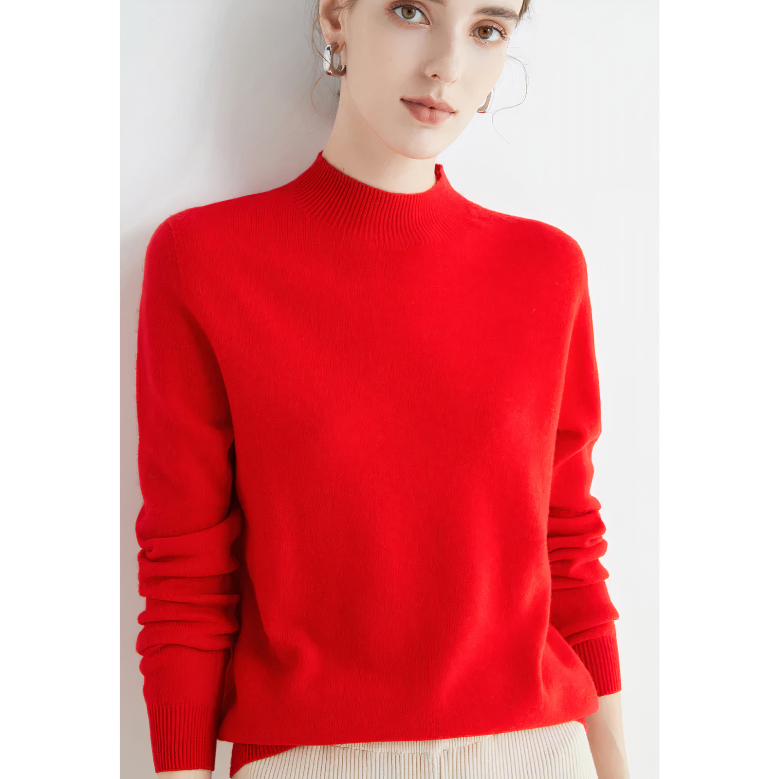 Elegant Crewneck Sweater | Soft Fabric | Timeless Design