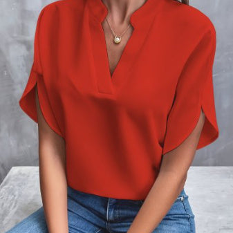 Clara | Effortless Elegance | V-Neck Blouse