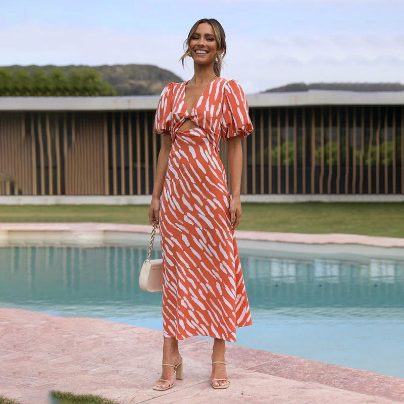 Elise | Ikat Midi Dress | Resort Wear | Rayon