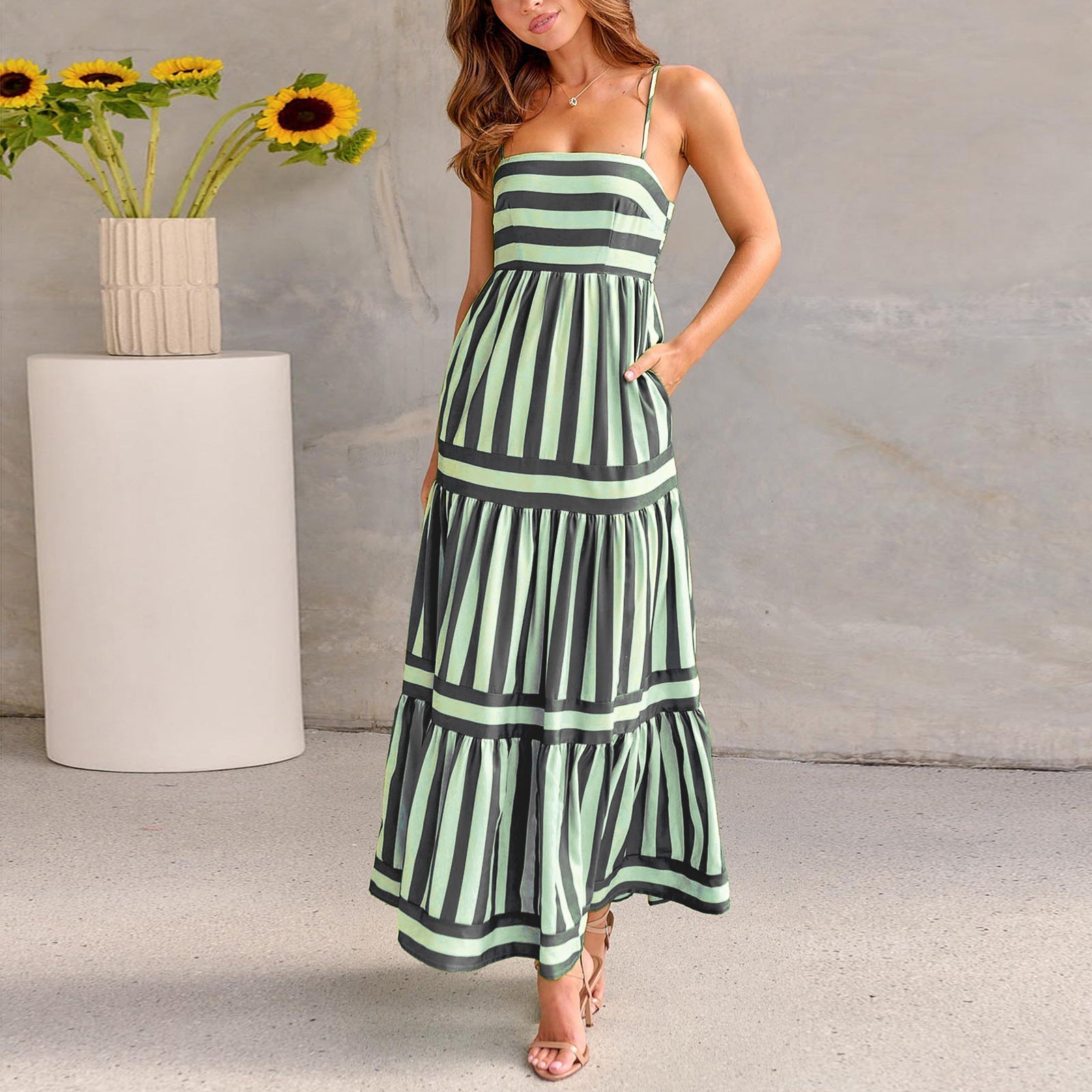 Elena | Summer Maxi Dress | Cotton Blend