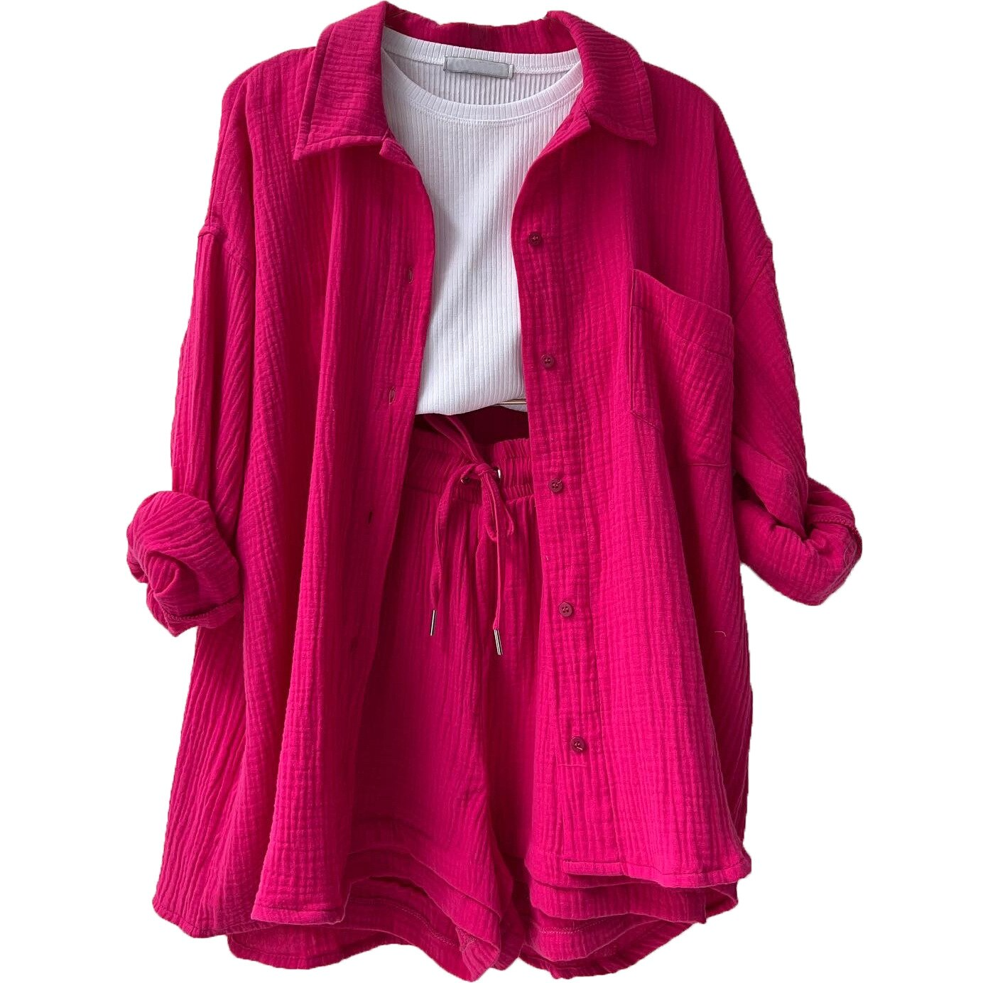 Cotton Lounge Set | Relaxed Fit | Breathable Fabric