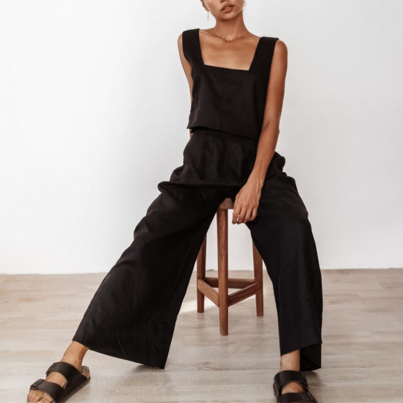 Elise | Black | Casual Wear | Linen