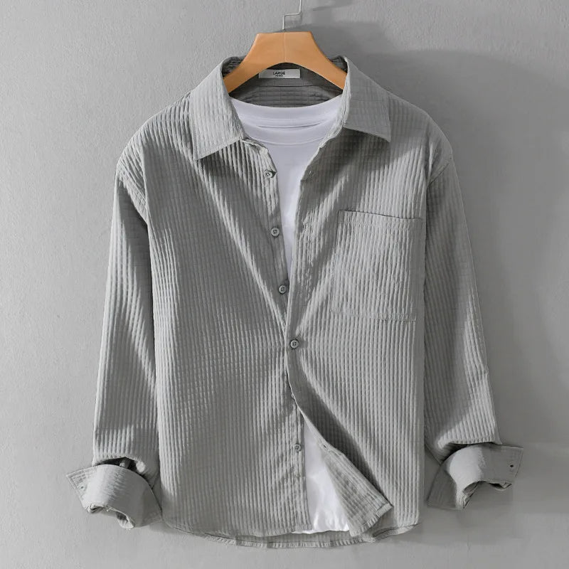 Casual Striped Button-Up Shirt | Multicolor | Everyday Wear | Cotton Blend