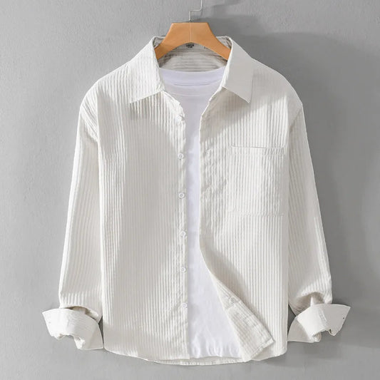 Casual Striped Button-Up Shirt | Multicolor | Everyday Wear | Cotton Blend