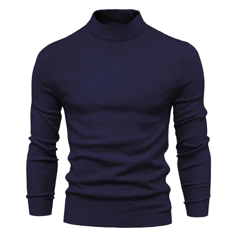 Slim-Fit Turtleneck Sweater | Cotton Blend | Sleek and Comfortable